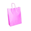 Pink Twisted Handle Paper Carrier Bags