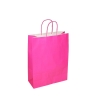 Pink Twisted Handle Paper Carrier Bags