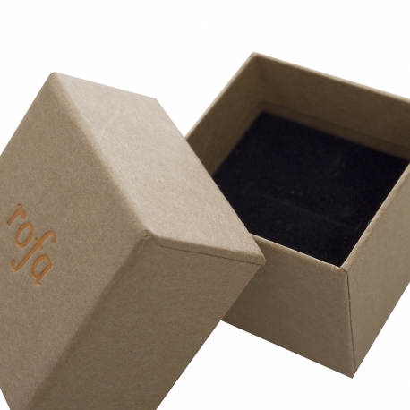 Luxury Bespoke Rigid Kraft Card Jewellery Box Ref Rofa Luxury Bespoke Rigid Kraft Card Jewellery Box Ref Rofa