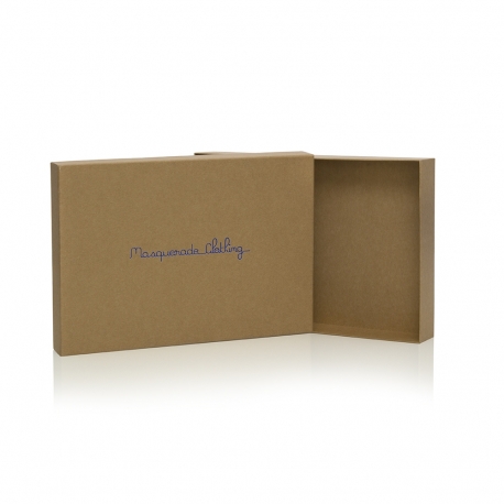 Luxury Kraft Rigid Card Box Ref Masquerade Clothing Luxury Kraft Rigid Card Box Ref Masquerade Clothing