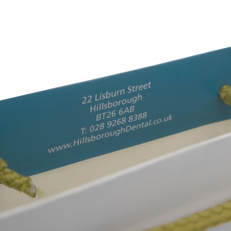 Bespoke Luxury Printed Carrier Bag ref HBD Bespoke Luxury Printed Carrier Bag ref HBD