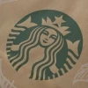 Bespoke Luxury Printed Twisted Handle Kraft Bag Ref Starbucks