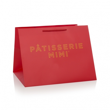 Printed Luxury Rope Handle Paper Bags With Large Gusset - Ref. Pattissrie Mimi Printed Luxury Rope Handle Paper Bags With Large Gusset - Ref. Pattissrie Mimi