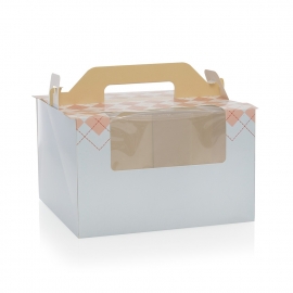 Printed Folding Patterned Cupcake Boxes