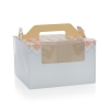 Printed Folding Patterned Cupcake Boxes