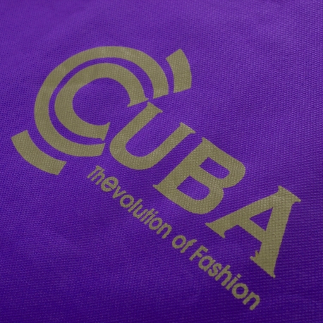 Non-Woven Gold Pantone Carrier Bag Ref. Cuba Non-Woven Gold Pantone Carrier Bag Ref. Cuba
