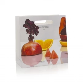 Die Cut Handle Luxury Paper Bag Ref Blend & Press