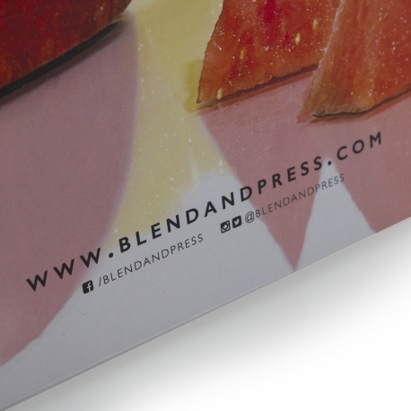Die cut handle luxury paper bag Ref Blend&Press Die cut handle luxury paper bag Ref Blend&Press