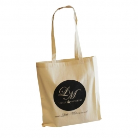 Printed Cotton Bags - Cream Eco Bags - Ref. Little Mistress