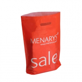 Printed Promotional LDPE Patch Handle Bags - Ref. Menarys Sale
