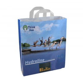 Printed LDPE Flexi Loop Bags With Multi-Colour Print - Ref. Hyrdoline