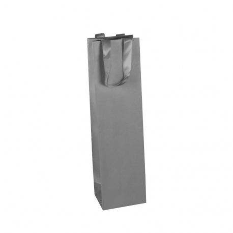 Luxury Grey Matte Wine Paper Carrier Bags