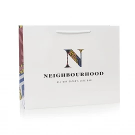 Printed Luxury Paper Gloss Bags New Size NEIGHBOURHOOD