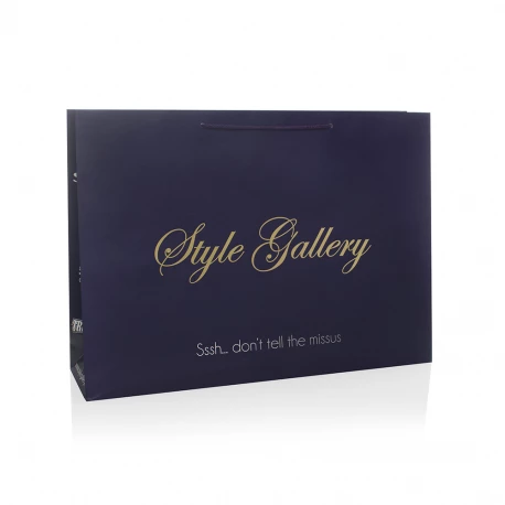 Printed Matt Rope Handle Bags With Hot Foil Stamping – Ref. Style Gallery Printed Matt Rope Handle Bags With Hot Foil Stamping – Ref. Style Gallery