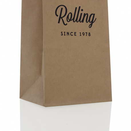 Brown Kraft Handleless Paper Bags - Ref. The Rolling Donut Brown Kraft Handleless Paper Bags - Ref. The Rolling Donut