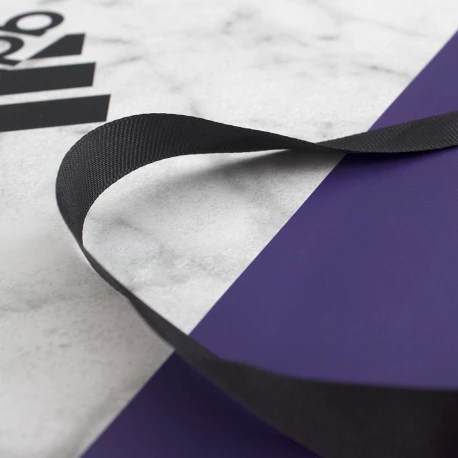 Luxury Ribbon Handle Paper Bags - Ref. Adidas Luxury Ribbon Handle Paper Bags - Ref. Adidas