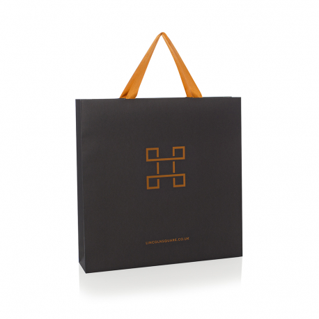 Luxury Ribbon Handle Paper Bags - Ref. Lincoln Square Luxury Ribbon Handle Paper Bags - Ref. Lincoln Square