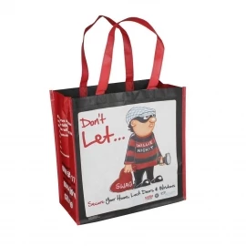 Printed Non-woven Polypropylene Bags - Double Strength Handles- Ref. Willie Nickit
