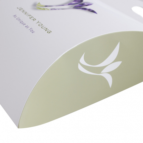 Printed Full Colour Matt Laminated Pillow Box Ref. Jennifer Young Printed Full Colour Matt Laminated Pillow Box Ref. Jennifer Young