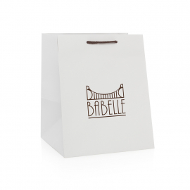 Luxury Printed Matt Laminated Paper Bags with Spot UV Ref. Babelle