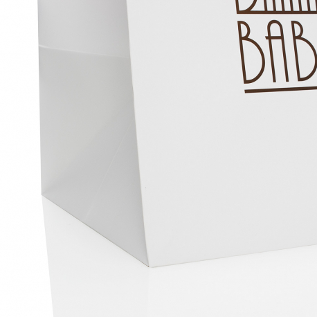 Luxury Printed Matt Laminated Paper Bags with Spot UV Ref. Babelle Luxury Printed Matt Laminated Paper Bags with Spot UV Ref. Babelle