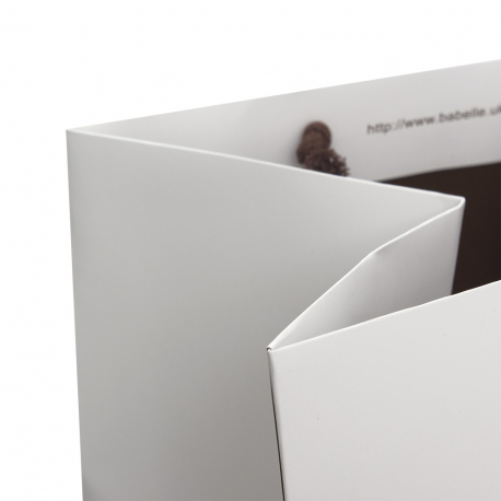 Luxury Printed Matt Laminated Paper Bags with Spot UV Ref. Babelle Luxury Printed Matt Laminated Paper Bags with Spot UV Ref. Babelle