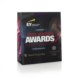 CMYK Print Luxury Gloss Rope Handle Paper Bags - Ref. EY