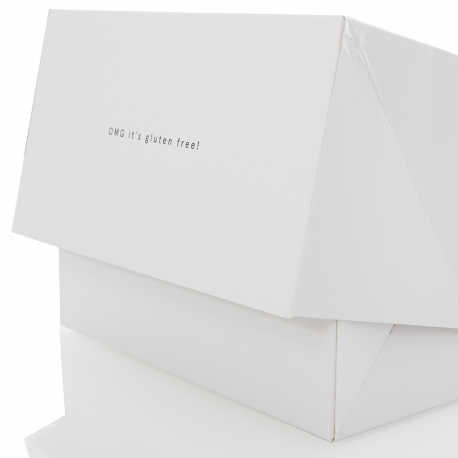 One Piece Cake Boxes - Medium ref pearl 17 One Piece Cake Boxes - Medium ref pearl 17