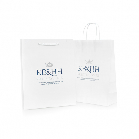 1000x Twisted Paper handle bags ref RB&HH 1000x Twisted Paper handle bags ref RB&HH
