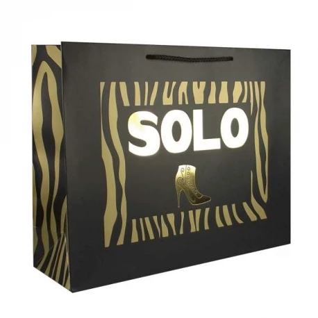 Solo Shoes Luxury Card Paper Carrier Bags Solo Shoes Luxury Card Paper Carrier Bags