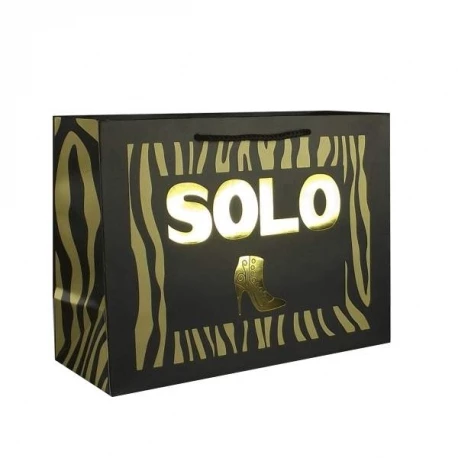 Solo Shoes Luxury Card Paper Carrier Bags Solo Shoes Luxury Card Paper Carrier Bags