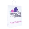 Self-Build Ireland White Kraft Paper Carrier Bags