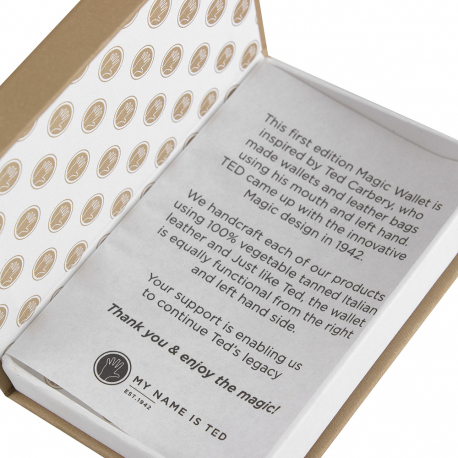 Rigid Card Boxes with Magnetc Seal MY NAME IS TED Rigid Card Boxes with Magnetc Seal MY NAME IS TED