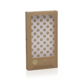 Bespoke Buckram Embossed Phone Cover Boxes Ref My Name is Ted