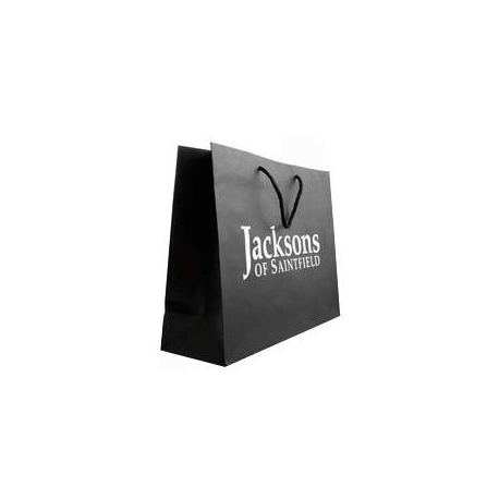 Brown Kraft Paper Carrier Bags - Ref. Jacksons Brown Kraft Paper Carrier Bags - Ref. Jacksons