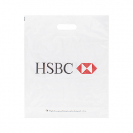 Printed Plastic Carrier Bag Ref HSBC