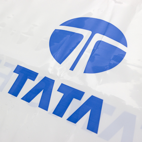 Printed Plastic Carrier Bag Ref Tata Printed Plastic Carrier Bag Ref Tata