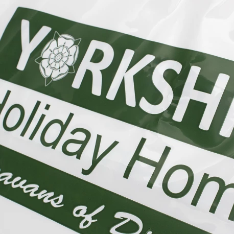 Printed Plastic Carrier Bag Ref Yorkshire Holiday Homes Printed Plastic Carrier Bag Ref Yorkshire Holiday Homes