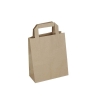 Brown Kraft Flat Handle Carrier Bags
