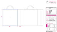 Preview of Clip Close Plastic Bag Artwork Template