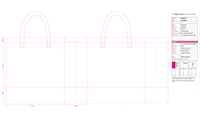 Preview of Woven Bag Artwork Template