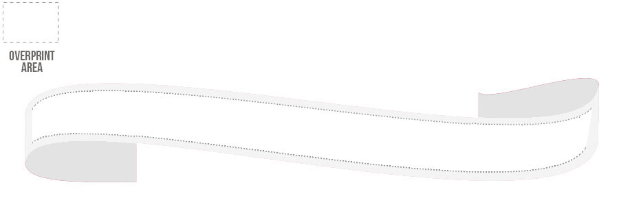 Custom Printed Ribbon Print Area